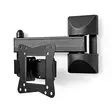 Tilt och vridbart TV väggfäste | 10 - 32 " | Maximal skärmvikt som stöds: 30 kg | Går att tilta | Roterbar | Minsta väggdistans: 68 mm | Maximalt väggavstånd: 370 mm | 3 Ledpunkt(er) | Stål | Svart - TV-stativ - 5412810310739 - 41