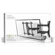 Tilt och vridbart TV väggfäste | 37 - 80 " | Maximal skärmvikt som stöds: 70 kg | Går att tilta | Roterbar | Minsta väggdistans: 70 mm | Maximalt väggavstånd: 800 mm | 3 Ledpunkt(er) | Stål | Svart - TV-stativ - 5412810271009 - 66