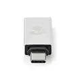 USB-C Adapter | USB 3.2 Gen 1 | USB-C Hane | USB-A Hona | 5 Gbps | Rund | Nickelplaterad | Silver | Kartong med täckt fönster - Dator och nätverk - 5412810262809 - 10