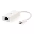 USB-nätverkskort | USB 3.2 Gen 1 | 1 Gbps | USB-C Hane | RJ45 Hona | 0.20 m | Rund | Nickelplaterad | Förtent Koppar | Vit | Låda - Dator och nätverk - 5412810289189 - 40