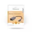 USB-nätverkskort | USB 3.2 Gen 1 | 2.5 Gbps | USB-C Hane | RJ45 Hona | 0.20 m | Rund | Nickelplaterad | Förtent Koppar | Svart | Låda - Dator och nätverk - 5412810418329 - 66