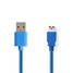 USB-kabel | USB 3.2 Gen 1 | USB-A Hane | USB-A Hona | 5 Gbps | Nickelplaterad | 2.00 m | Rund | PVC | Blå | Låda - Dator och nätverk - 5412810289059 - 2