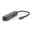 USB Multi-Port Adapter | 4-in-1 | USB 3.2 Gen 1 | USB-C Hane | HDMI Utgång / RJ45 Hona / USB-A Hona / USB-C Hona | 5 Gbps | 0.20 m | Rund | Guldplaterad | PVC | Antracit | Låda - Dator och nätverk - 5412810414239 - 1
