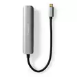 USB Multi-Port Adapter | 4-in-1 | USB 3.2 Gen 1 | USB-C Hane | HDMI Utgång / RJ45 Hona / USB-A Hona / USB-C Hona | 5 Gbps | 0.20 m | Rund | Guldplaterad | PVC | Antracit | Låda - Dator och nätverk - 5412810414239 - 30