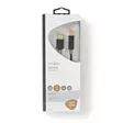 USB-kabel | USB 2.0 | USB-A Hane | USB-B Hane | 480 Mbps | Guldplaterad | 3.00 m | Rund | PVC | Antracit | Kartong med fönster - Dator och nätverk - 5412810263479 - 66