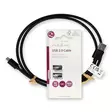 USB-kabel | USB 2.0 | USB-A Hane | USB Micro-B Hane | 10 W | 480 Mbps | Nickelplaterad | 1.00 m | Rund | PVC | Svart | Label - Dator och nätverk - 5412810421619 - 66
