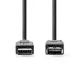 USB-kabel | USB 3.2 Gen 1 | USB-A Hane | USB-A Hona | 5 Gbps | Nickelplaterad | 3.00 m | Rund | PVC | Svart | Label - Dator och nätverk - 5412810421909 - 10