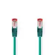 CAT6 Nätverkskabel | RJ45 hane | RJ45 hane | S/FTP | 10.0 m | Rund | LSZH | Grön | Label - Dator och nätverk - 5412810423439 - 1