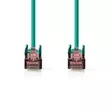 CAT6 Nätverkskabel | RJ45 hane | RJ45 hane | S/FTP | 10.0 m | Rund | LSZH | Grön | Label - Dator och nätverk - 5412810423439 - 10