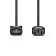 Strömkabel | IEC-320-C14 | IEC-320-C13 | Rak | Rak | Nickelplaterad | 5.00 m | Rund | PVC | Svart | Label - Strömkablar och kontakter - 5412810425259 - 10