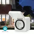 SmartLife Smart Plug | IP44 | Strömmätare | 3680 W | Jordad kontakt | -25 - 55 °C | Android / IOS | Grå / Vit | 1 st. - Smarta eluttag - 5412810449699 - 53