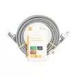 CAT6a nätverkskabel | S/FTP | RJ45 hane | RJ45 hane | 5.00 m | Snagless | Rund | LSZH | Grå | Label - Dator och nätverk - 5412810452729 - 66