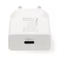 Väggladdare | 20 W | GaN | PD3.0 | 1.67 A / 2.22 A / 3.0 A | Antal utgångar: 1 | USB-C | Lightning 8-Pin (Lös) Kabel | 1.00 m | Automatiskt val av Spänning | Vit - Nätladdare - 5412810472819 - 11