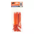 Telttakiila alumiini 6 kpl oranssi Retki - Ultrakevyt 12 g alumiininen telttakiila vetonarulla (18 cm) - Tält, skydd, hängmattor - 6418536024249 - 4