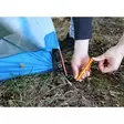 Telttakiila alumiini 6 kpl oranssi Retki - Ultrakevyt 12 g alumiininen telttakiila vetonarulla (18 cm) - Tält, skydd, hängmattor - 6418536024249 - 2