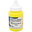 Akryylimaali 250 ml keltainen - Akrylfärger och målarfärger - 6429810234049 - 1