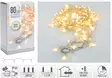 LED Julbelysning För Utomhusbruk 80 Varmvit LED 6m + 3m Kabel IP44 Timer och 8 Funktioner - Ljusslingor - 8721037226639 - 1