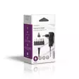 Universal nätadapter | 12 W | 3 - 12 V DC | 1.80 m | 2.0 A | 6 plug(s) | Svart - Allmänna strömförsörjningar och adaptrar - 5412810267149 - 69
