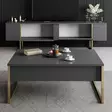 Soffbord Hanah Home Luxe Set Antracit Spånskiva 90x39x40 cm - Möbler - 8683742452119 - 4