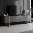 Soffbord Hanah Home Luxe Set Antracit Spånskiva 90x39x40 cm - Möbler - 8683742452119 - 6