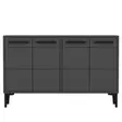 Konsolbord Hanah Home Stria Antracit Spånskiva 120x30x75 cm - TV-bänkar - 8683742102069 - 6