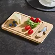 Serveringsbräda Hermia Flerfärgad Bambuträ 18x29 cm - Köksredskap - 8684283915279 - 2