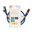 CAT6 Nätverkskabel | RJ45 hane | RJ45 hane | S/FTP | 0.50 m | Rund | LSZH | Blå | Label - Dator och nätverk - 5412810423309 - 66