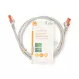 CAT6 Nätverkskabel | RJ45 hane | RJ45 hane | U/UTP | 1.00 m | Rund | PVC | Grå | Label - Dator och nätverk - 5412810452569 - 66