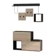 Hallmöbel Hanah Home Holdon Antracit Ek Spånskiva 120x76x17 cm - Hallskåp - 8681181806449 - 7