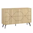 Konsolbord Hanah Home Dune Ek Spånskiva 123x62,4x35 cm - Byråer och skåp - 8683342851329 - 5