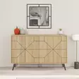 Konsolbord Hanah Home Dune Ek Spånskiva 123x62,4x35 cm - Byråer och skåp - 8683342851329 - 3