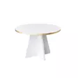 Soffbord Hanah Home Mushroom Guld Vit Spånskiva 60x40x60 cm - Soffbord - 8684282402589 - 5