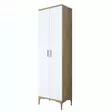 Hallmöbel Hanah Home EA116 Valnöt Vit Spånskiva 60x198,6x37,5 cm - Hallskåp - 8684282480839 - 7