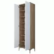 Hallmöbel Hanah Home EA116 Valnöt Vit Spånskiva 60x198,6x37,5 cm - Hallskåp - 8684282480839 - 9