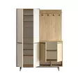Hallmöbel Hanah Home OS1-SW Ek Vit Spånskiva 147,4x195,6x35,5 cm - Hallskåp - 8684283262779 - 5