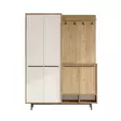Hallmöbel Hanah Home OS1-SW Ek Vit Spånskiva 147,4x195,6x35,5 cm - Hallskåp - 8684283262779 - 1
