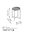 Soffbord Hanah Home Shb007C Grå Metall 46x56x46 cm - Soffbord - 8684282461319 - 6