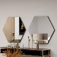 Spegel Hanah Home Zeo Svart MDF 70x60x2,2 cm - Speglar - 8683743822829 - 5