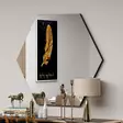 Spegel Hanah Home Zeo Svart MDF 70x60x2,2 cm - Speglar - 8683743822829 - 3