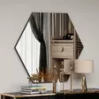 Spegel Hanah Home Zeo Svart MDF 70x60x2,2 cm - Speglar - 8683743822829 - 2