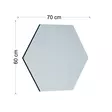 Spegel Hanah Home Zeo Svart MDF 70x60x2,2 cm - Speglar - 8683743822829 - 6