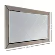 Spegel Hanah Home A330Y Silver MDF 130x65x2,2 cm - Speglar - 8681875986389 - 9