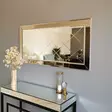 Spegel Hanah Home A330Y Silver MDF 130x65x2,2 cm - Speglar - 8681875986389 - 4