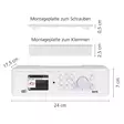 DABMAN i460 multifunktionell radio vit-silver - Radioapparater - 4024035249209 - 55