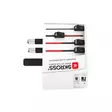 Innovativ 2-polig världsomspännande reseadapter med integrerad dubbel USB-laddare (1x USB C & 1 x USB) - Reseadaptrar - 7640166323709 - 45