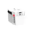 Innovativ 2-polig världsomspännande reseadapter med integrerad dubbel USB-laddare (1x USB C & 1 x USB) - Reseadaptrar - 7640166323709 - 10