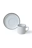 Kaffekoppar Set Hermia Matt Vit Stengods 12 Delar - Kaffe- och teserviser - 8684283440719 - 4
