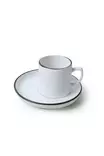 Kaffekoppar Set Hermia Matt Vit Stengods 12 Delar - Kaffe- och teserviser - 8684283440719 - 1