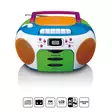 Bärbar radio med CD och kassett Kids Multi Colour - Radioapparater - 8711902041719 - 1