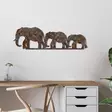 Väggdekor Metall Wallity Rusty Elephant Antiquation Metall 15x50 cm - Dekorationer, prydnadsföremål - 8684282644729 - 2